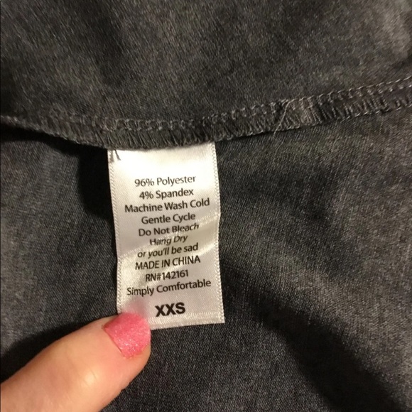 NWT Lularoe Gray Carly - Picture 5 of 5